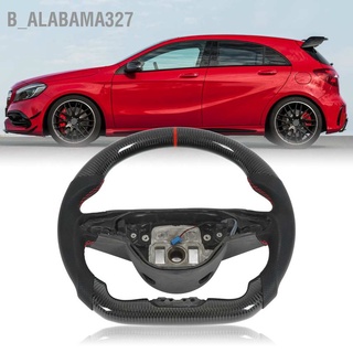 Alabama327 พวงมาลัยคาร์บอนไฟเบอร์ แบบเปลี่ยน สําหรับ Mercedes Amg A45 C43 C63 E63 S63 W205 W213 W222