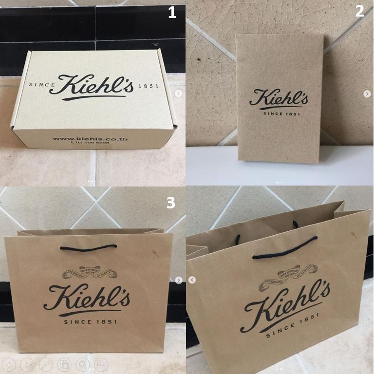 กล่อง-ถุง-แบรนด์-kiehl-s-ของแท้-มาจาก-shop-ซื้อเองเลย-มั่นใจได้เลยว่าของแท้แน่นอน-สภาพใหม่เอี่ยม-ของใหม่-มือ-1