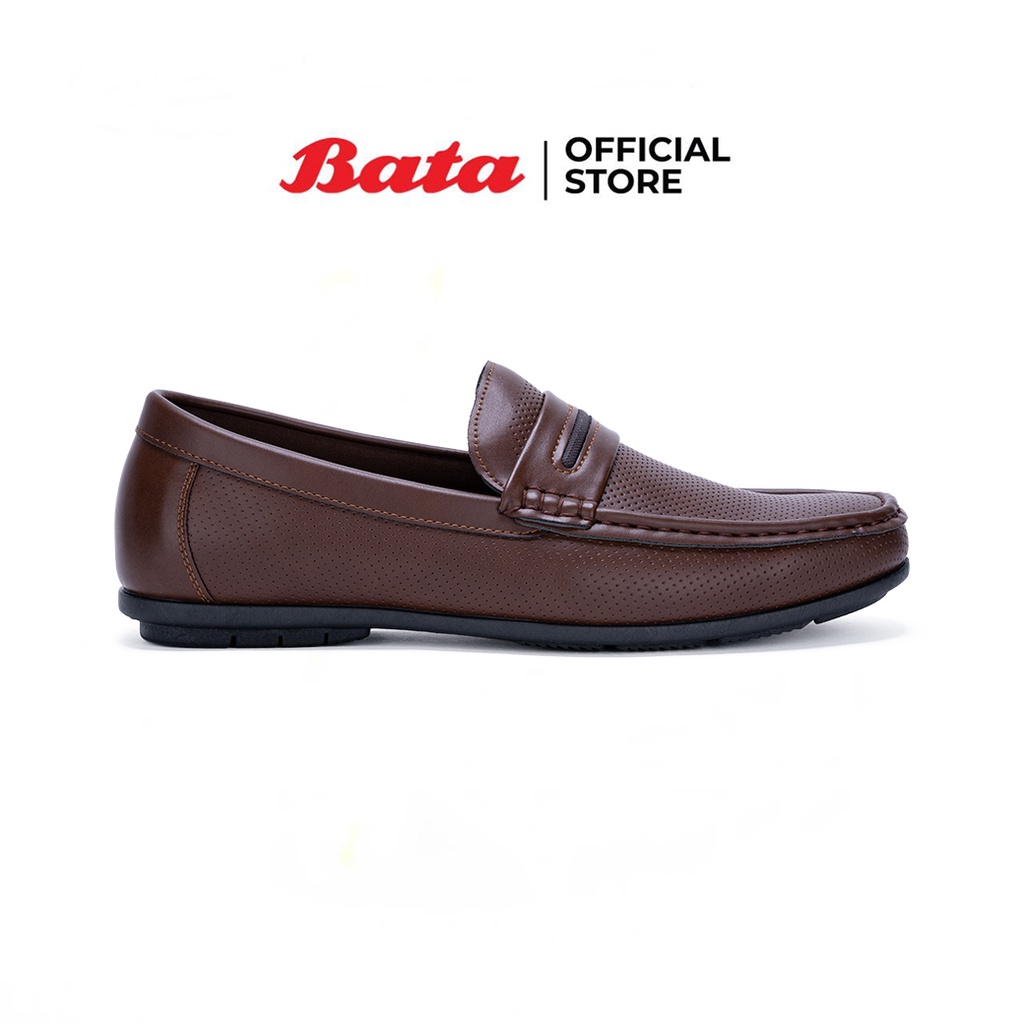 ภาพหน้าปกสินค้าBata บาจา รองเท้าคัทชู รองเท้าหุ้มส้น รองเท้าลอฟเฟอร์ Loafers สำหรับผู้ชาย รุ่น Iden สีน้ำตาล 8514168 จากร้าน bata_officialstore บน Shopee
