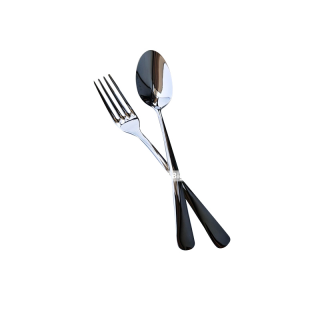 โปรโมชั่น : ช้อนส้อม ช้อนส้อมสแตนเลส หนา ไร้สนิม ช้อน ชุดช้อนส้อม Stainless Steel