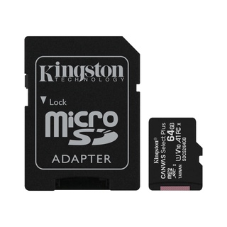ภาพขนาดย่อของภาพหน้าปกสินค้าเมมโมรี่การ์ด Kingston Micro SDXC Canvas Select Plus R100MB/s C10 U1 A1 128 GB With Adapter จากร้าน ckonlinestore.in.th บน Shopee ภาพที่ 1