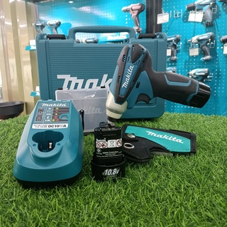 {ผ่อนบัตรเครดิต0%3เดือน X1,136.66 บาท}MAKITA TD090DWE ไขควงกระแทกไร้สาย10.8V+แบต2ก้อน