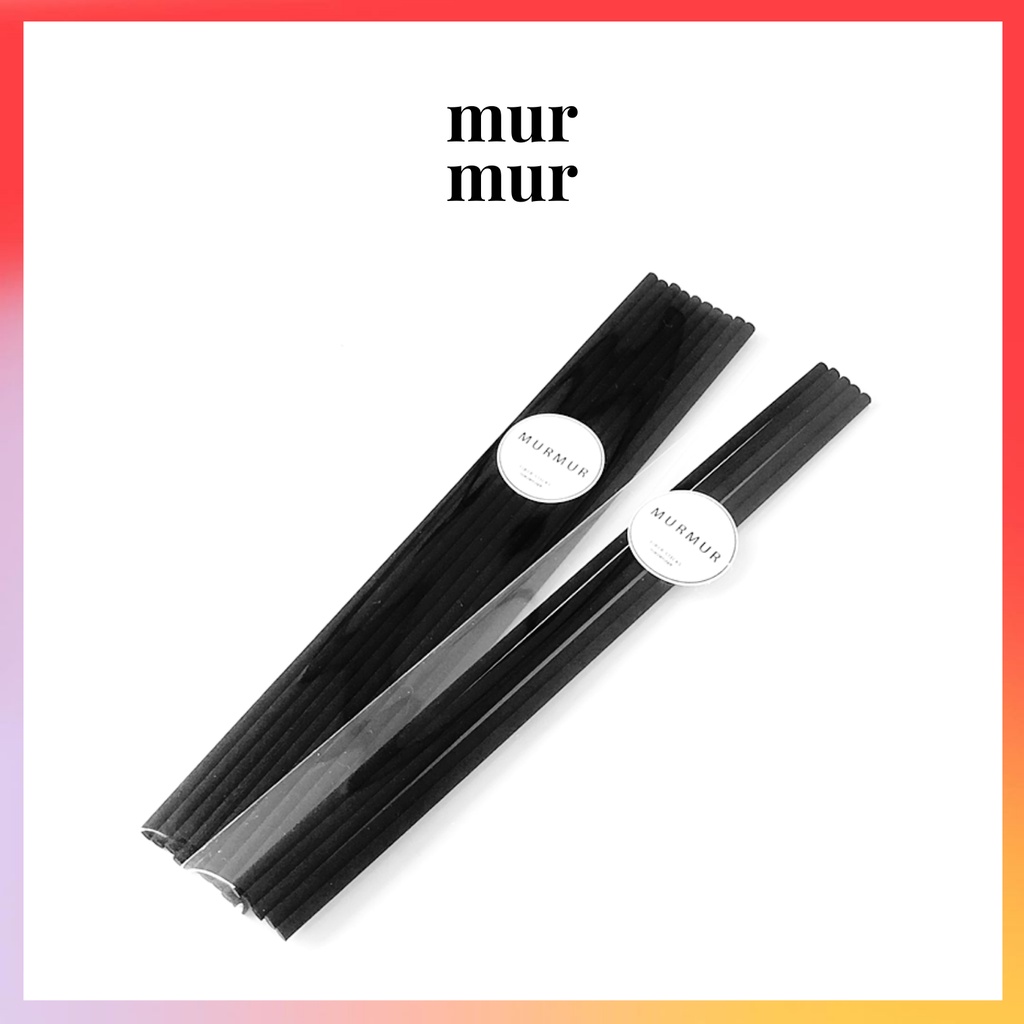ภาพหน้าปกสินค้าก้านไฟเบอร์ : สำหรับกระจายกลิ่นน้ำหอมปรับอากาศ มีสีดำ / สีขาว : MURMUR Fiber Sticks