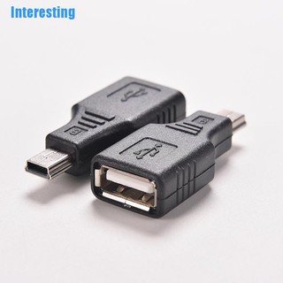 อะแดปเตอร์สายเคเบิ้ล usb 2.0 a female to mini usb b 5 pin