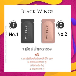 ภาพขนาดย่อของสินค้าเซ็ทลิฟติ้ง 1 คู่ Black wings
