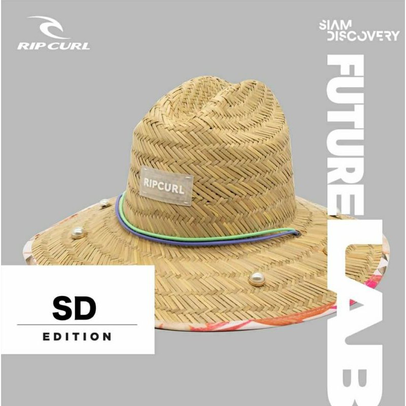 ลิขสิทธิ์แท้-ripcurl-หมวกสาน-rip-curl-hat-หมวก-ghaha1-north-shore-straw-sun-hat-a21