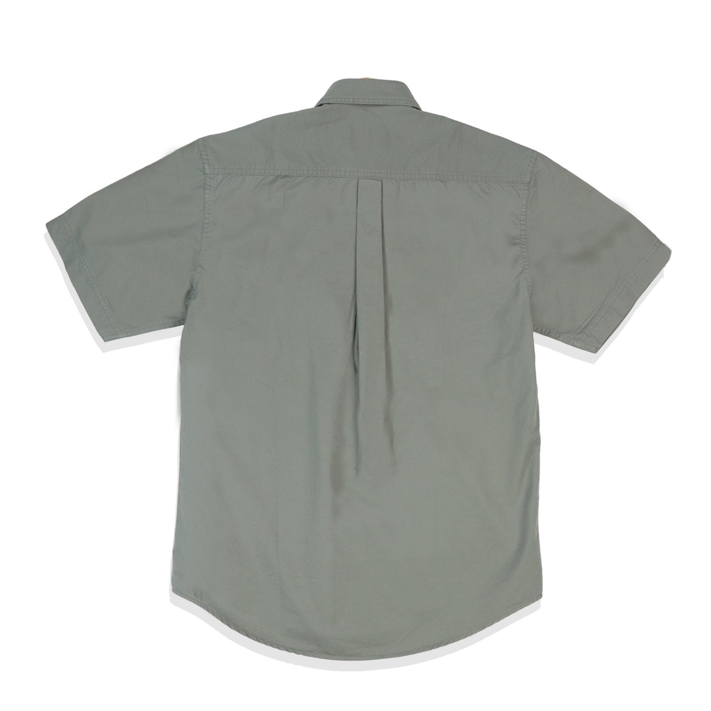 bovy-greenlight-shirt-เสื้อเชิ้ตแขนสั้นสีเขียวตุ่น-รุ่นba-3596-สี-gn13