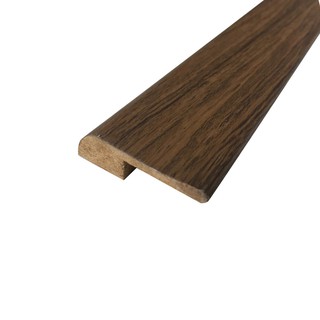 [แพ็คคู่] TRANSITION 40x1225x12 mm. WALNUT ENDING FLOORING ตัวจบขอบประตู CROBERN 40x1225x12 มม. สี WALNUT