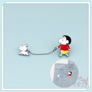 ★ Anime：Crayon Shin-chan - Walk The Dog Series 01 Brooches ★ 1Pc Enamel Pins Backpack Button Badge Brooch