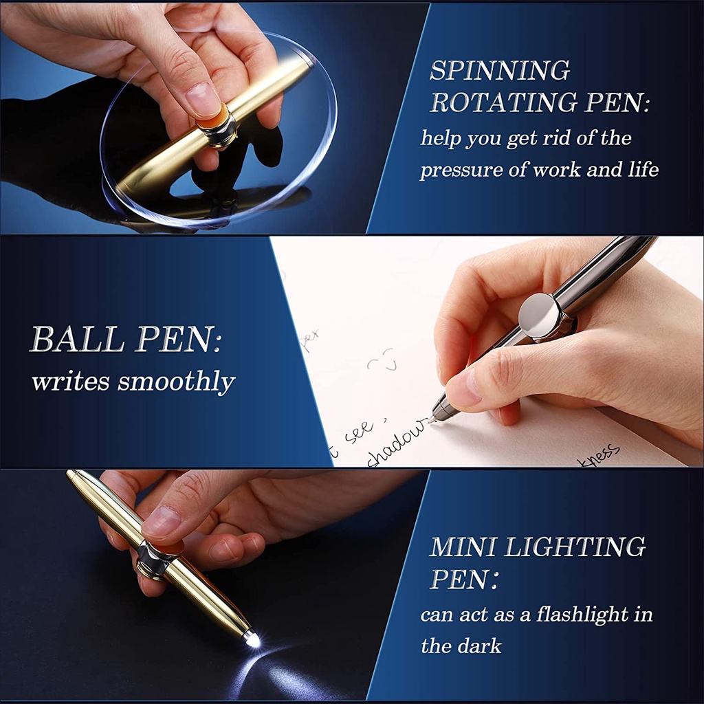 ปากกาไจโรฟิดเจ็ต-อเนกประสงค์-พร้อมไฟ-led-ช่วยบรรเทาความเครียด