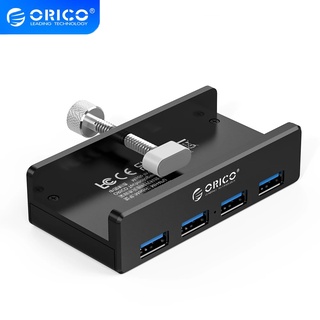สินค้า Orico อะแดปเตอร์ฮับ USB3.0 อะลูมิเนียม 4 พอร์ต สําหรับคอมพิวเตอร์ แล็ปท็อป เดสก์ท็อป(MH4PU)