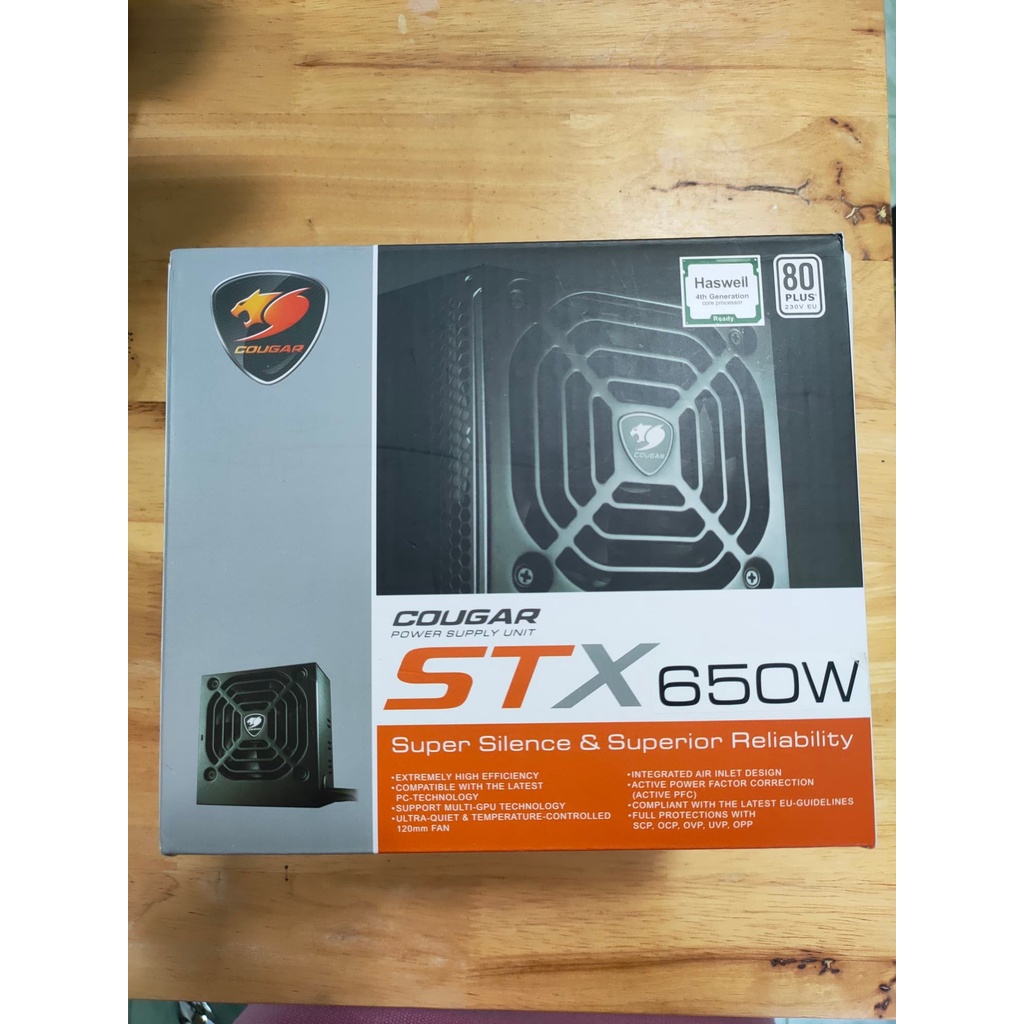 COUGAR STX 650W (80+ White) : Power Supply | Shopee Thailand