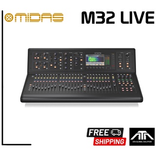 **แท้ ประกันศูนย์ ผ่อนชำระได้** MIDAS M32 LIVE Digital Console for Live and Studio with 40 Input Channels