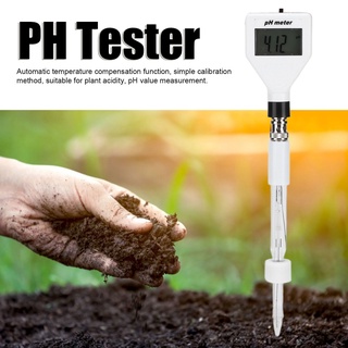 December305 PH‑98211 เครื่องทดสอบดินความแม่นยำสูง Hydroponic PH LCD เครื่องตรวจจับผลไม้ดิจิตอลสำหรับสวน