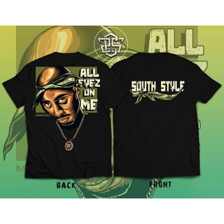 เสื้อยืดสีพื้น - ☊✤2PAC Tupac Shakur v.22 วัฒนธรรมแรงบันดาลใจผ้าฝ้ายเสื้อยืดหลวมเสื้อผ้าสําหรับผู้ช