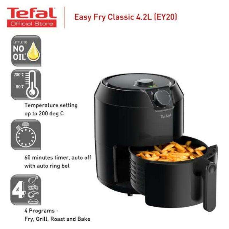 Tefal air fryer 4.2 sales l price