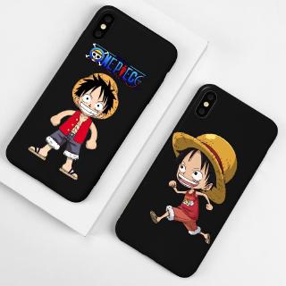 Compatible For Samsung Galaxy A24 M14 A34 A54 A14 A04S A04 A13 A23 A33 A53 A03 A02S A03S A22 M22 M32 A32 A52S A72 A12 M12 A02 M02 A71 A51 A50 A70 A30S A50S เคสโทรศัพท์พิมพ์ลายการ์ตูนขอบแบบนิ่มเคส Luffy