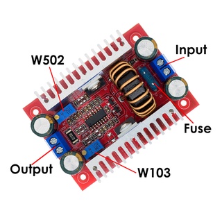 ภาพขนาดย่อของภาพหน้าปกสินค้าDC to DC 400W แปลงไฟจาก 8.5-40V เป็น 10-50V สเต็ปอัพ step up dc สเตปอัพ12v to 24v สเต็ปอัพ24v สเต็บอัพ เสต็ปอัพ จากร้าน dq1olj6v41 บน Shopee