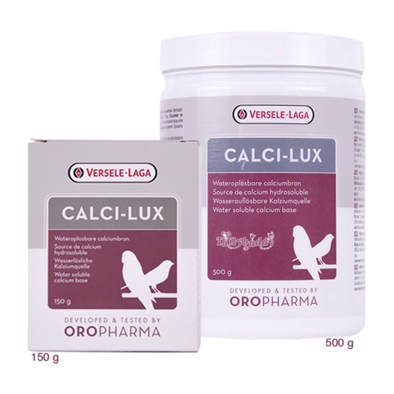 calci-lux-อาหารเสริมนก-แคลเซี่ยมผงละลายน้ำคุณภาพสูง-150g-500g