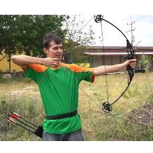 ภาพหน้าปกสินค้าธนู  Junxing M183 Compound Bow 30-40lbs (Poundage adjustable) Sport Outdoor Archery ยิงธนู
