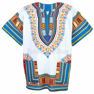 Dashiki African Shirt Cotton Hiphop เสื้อจังโก้ เสื้ออินเดีย เสื้อแอฟริกา เสื้อฮิปฮอป เสื้อโบฮีเมียน ad12wc