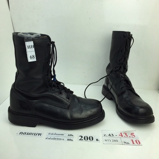 ภาพขนาดย่อของสินค้ารองเท้าคอมแบท Combat shoes หนังสีดำ สภาพดี ทรงสวย มือสอง คัดเกรด ของนอก เกาหลี