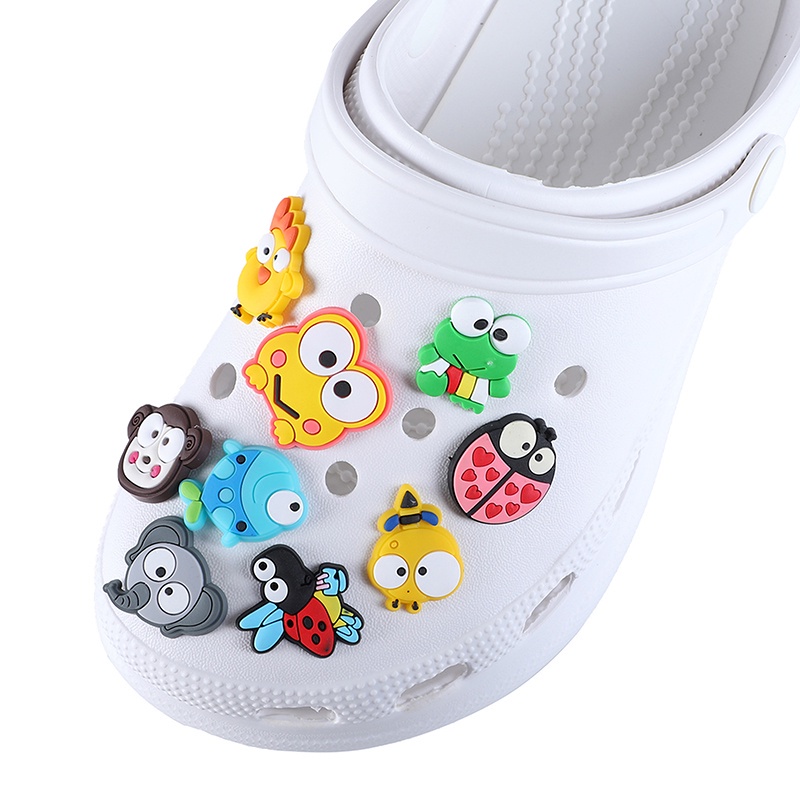 อุปกรณ์เสริมรองเท้า-crocs-jibbitz-รูปสัตว์สําหรับ-crocs-clogs-และกระเป๋าคุณภาพสูง