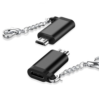 อะแดปเตอร์ Micro USB Male to Type-C Female Converter USB OTG Data Adapter สำหรับ Samsung Xiaomi Huawei