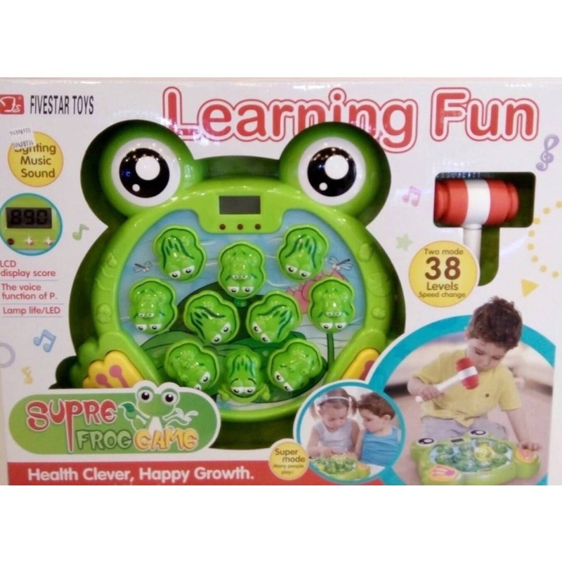 งานดี-แพคเกจสวย-ขายดีมาก-frog-face-เกมทุบน้องกบ-มีจอlcdแสดงคะแนน-เลือกภาษาได้-เลือกระดับความเร็วได้38ระดับ-เพิ่มและลด