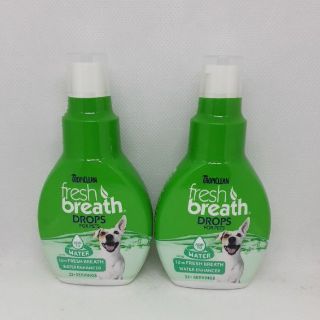 Fresh breath Drops for dog ผลิตภัณฑ์ลดกลิ่นปากและลดการก่อตัวของหินปูนในสุนัข x2 ขวด