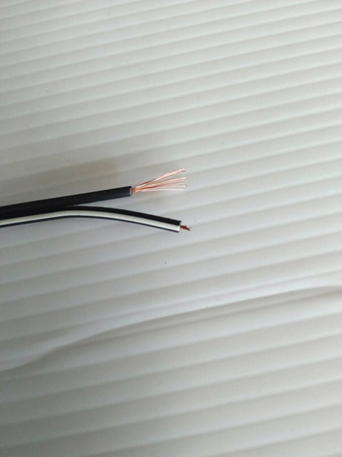 สั่งปุ๊บ-ส่งปั๊บ-laser-สายไฟคู่ขาว-ดำ-สาย-adaptor-ขนาด-2c-x-0-3-sq-mm-ยาว-100-เมตร