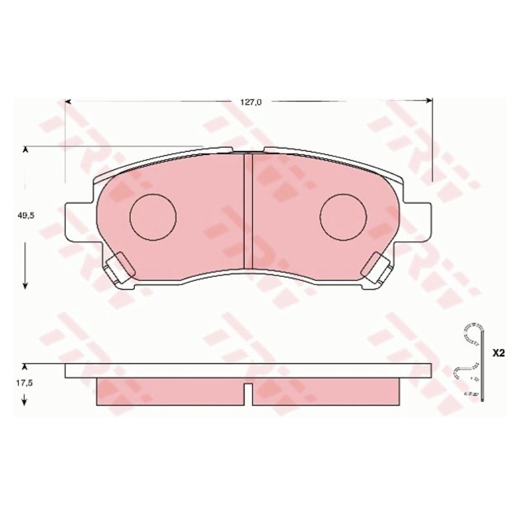 ลดคูปอง15-ไม่อั้นยอด-ผ้าเบรคหน้า-toyota-avanza-avansa-1-5-f652-ปี-2012-2018-trw-d-tec-gdb-7656-dt