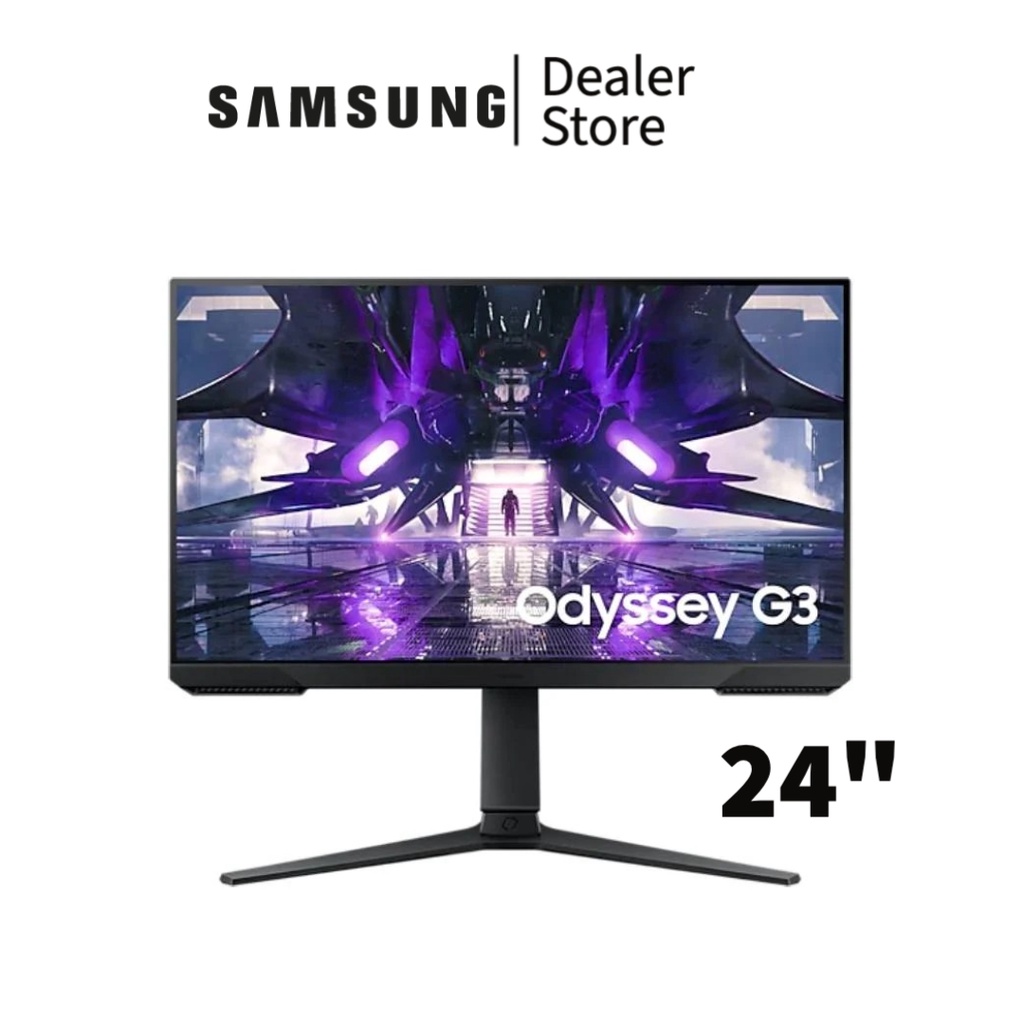 Samsung Gaming Monitor, จอคอม 24 นิ้ว, มอนิเตอร์ Odyssey G3, 1920x1080 ...
