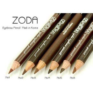 ภาพขนาดย่อของสินค้าZODA Eyebrow Pencil ดินสอเขียนคิ้ว เขียนง่าย เขียนลื่น ติดทน กันน้ำ เนื้อเนียน สีสวย มีให้เลือกด้วยกัน 6สี ราคาถูก SALE