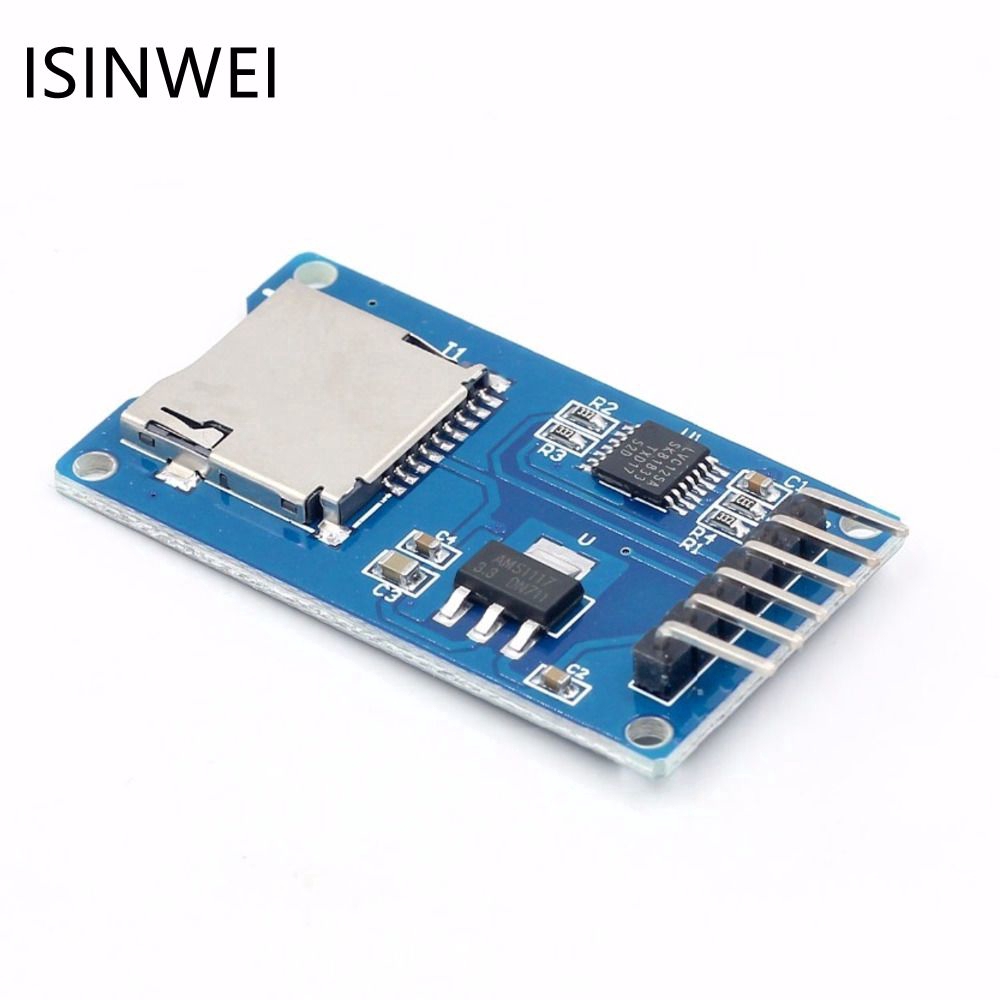 โมดูลเครื่องอ่านการ์ด micro sd card mini tf สําหรับ arduino | Shopee ...