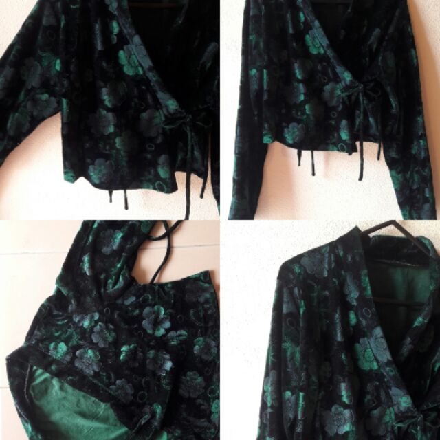 เสื้อปั๊ด ไตลื้อ ผ้สกำหมะหยี่ | Shopee Thailand