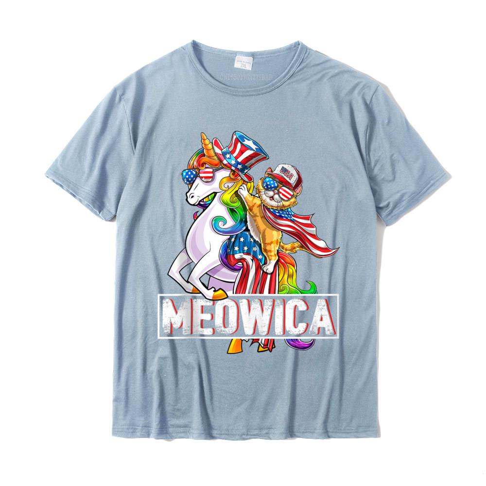 meowica-เสื้อยืดคอกลม-แขนสั้น-ผ้าฝ้าย-พิมพ์ลายธงชาติอเมริกัน-ยูนิคอร์น-4-กรกฎาคม-สําหรับผู้ชาย-คู่รัก