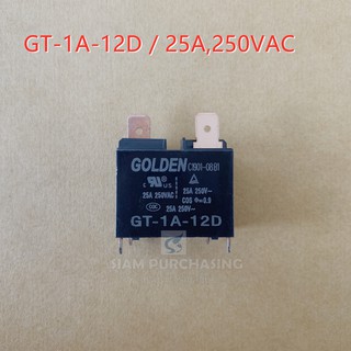 RELAY รีเลย์ GT-1A-12D 12V 25A 250VAC GOLDEN