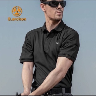 สินค้า เสื้อTactical Polo S.archon งานเกรดเสื้อโปโล ยุทธวิธีแขนสั้นรณยุทธ แขนสั้น แห้งไว ระบายอากาศดี เสื้อยืดสีพื้น 5สี