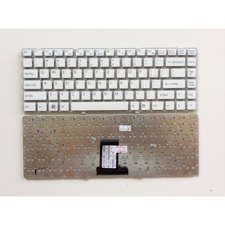 SONY Keyboard คีย์บอร์ด Sony Vaio EA Series สีขาว อังกฤษ+ sticker ไทย
