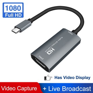 สินค้า HDTV Capture with Loop 4K 1080P Video Capture HDTV to type c USB 3.1 Video Capture Card /Mavis Link Audio Video Captur
