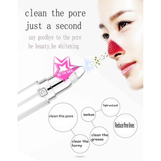 เครื่องดูดสิว ที่ดูดสิวเสี้ยน pore Cleaner ปรับความแรงได้ 3 ระดับ รุ่น HD-3138 แถมฟรีหัวดูด 4 หัว พร้อมส่ง