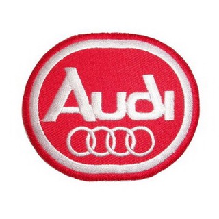 AUDI ป้ายติดเสื้อแจ็คเก็ต อาร์ม ป้าย ตัวรีดติดเสื้อ อาร์มรีด อาร์มปัก Badge Embroidered Sew Iron On Patches