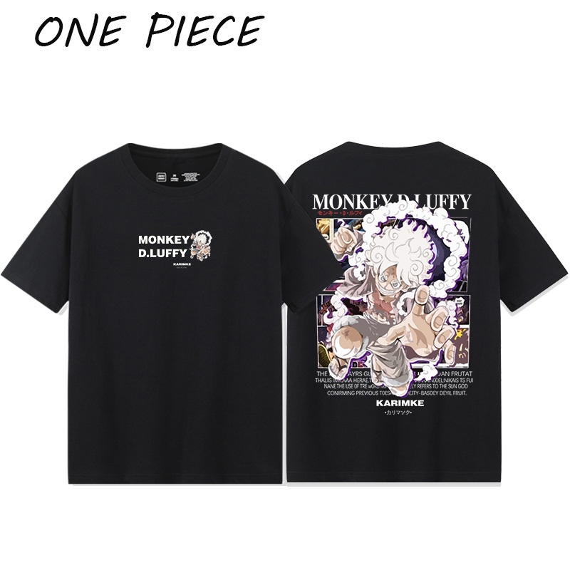 เสื้อยืด-ลายการ์ตูนอนิเมะ-one-piece-monkey-d-luffy-nika-gear-5-fifth-v4