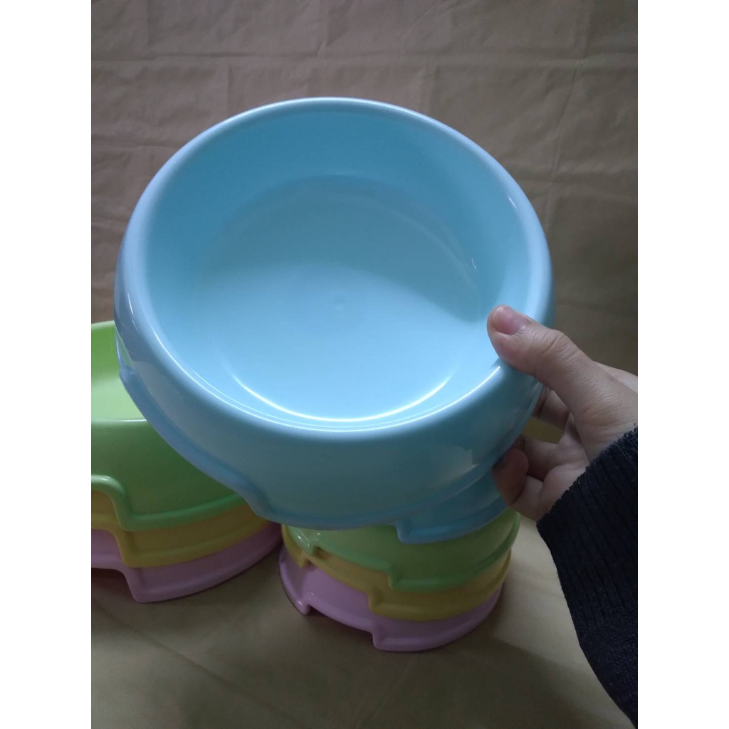 ชามสำหรับใส่อาหารของสัตว์เลี้ยง-bokbok-คละสี-สุ่ม