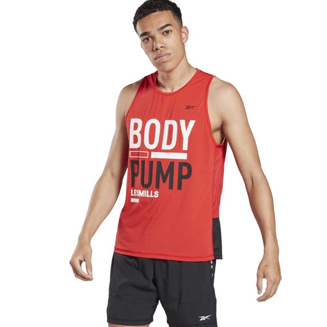 พร้อมส่ง)REEBOK LESMILLS BODYPUMP ACTIVCHILL SINGLET | Shopee Thailand