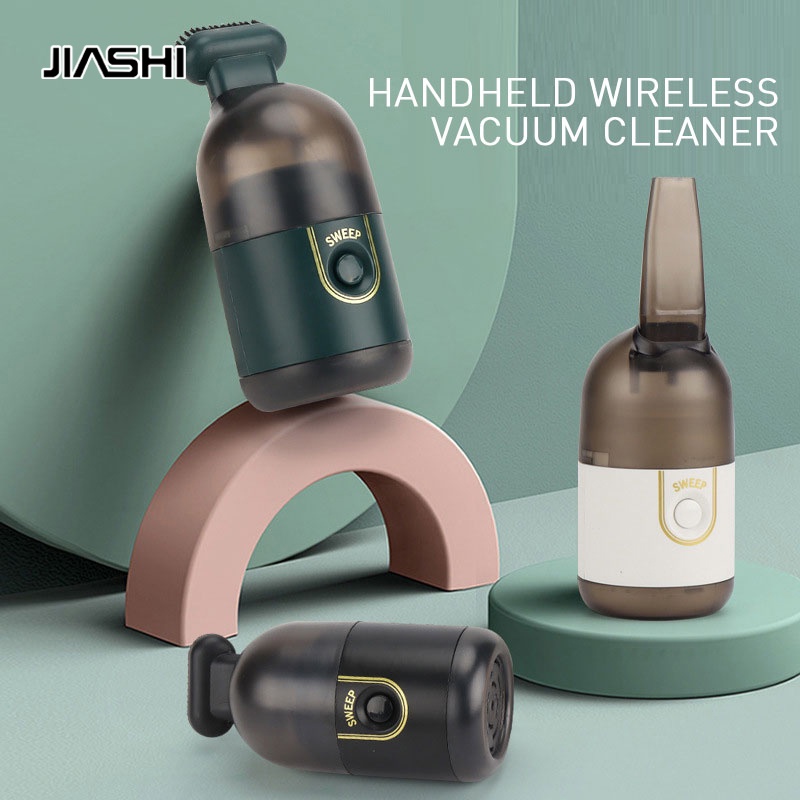 jiashi-เครื่องดูดฝุ่น-ทำความสะอาดเดสก์ท็อป-ทำความสะอาดภายในรถ-มินิ-แบบพกพา-ใช้ในบ้าน-รถยนต์-ไร้สาย-พลังสูง