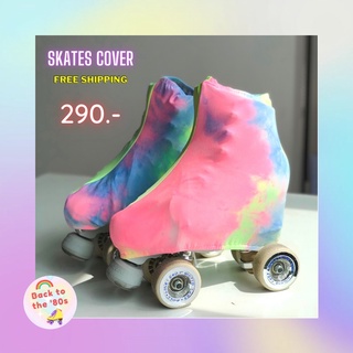 Skate Covers สีมัดย้อมนีออน ผ้าคลุมรองเท้า กันรอยถลอกรอบรองเท้า