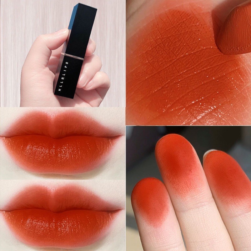 ภาพหน้าปกสินค้าพร้อมส่ง ลิปสติก HLLR Lipstic ลิป ลิปแมท ลิปเนื้อแมท ลิปกลอส ลิปติดทนนาน ลิปกันน้ำ สีสวย ติดทนนานทั้งวัน