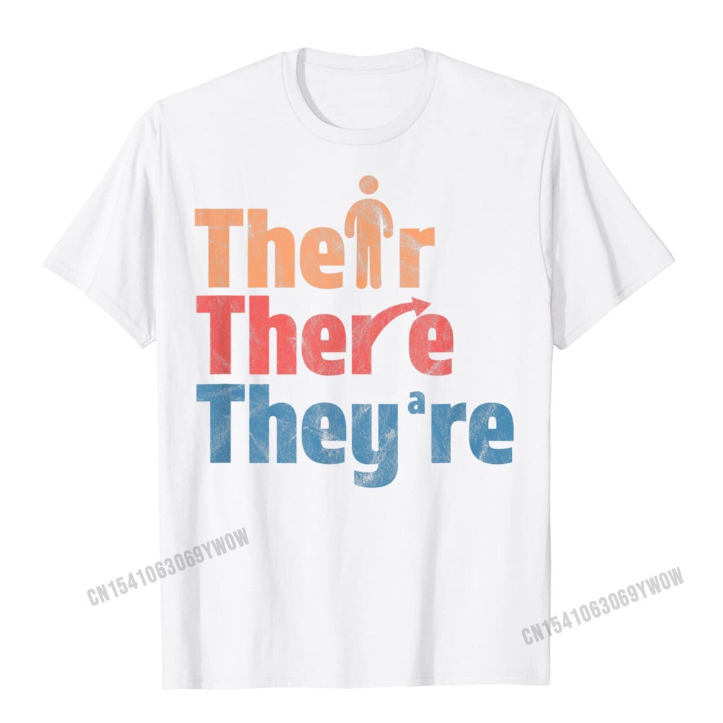 เสื้อยืด-พิมพ์ลายตํารวจ-their-have-theyre-english-teacher-gramma-น่ารัก